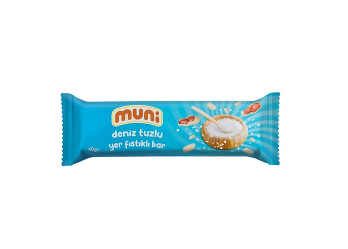 Deniz Tuzlu Yer Fıstığı Barı (40gr) - Muni