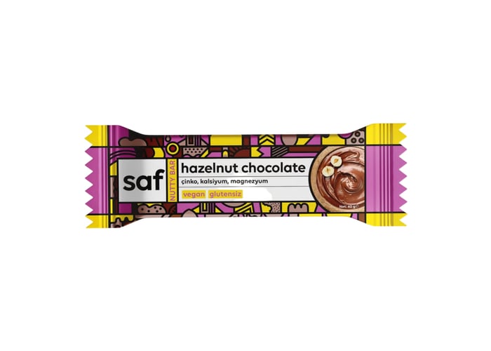 Nuty Bar Hazelnut Çikolata (40gr) - Saf Nutrition