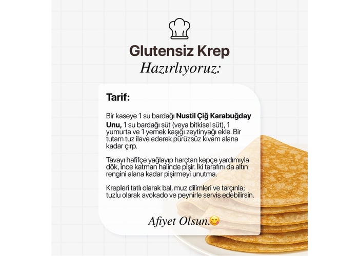 Çiğ Karabuğday Unu (300gr) - Nustil