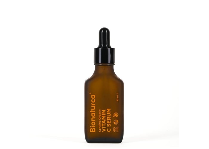Organik Sertifikalı C Vitaminli Aydınlatıcı Yüz Serumu (30ml) - Bionaturca
