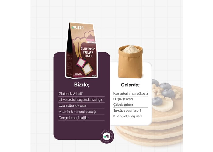 Yulaf Unu (Glutensiz, 300gr) - Nustil Nutrition Style