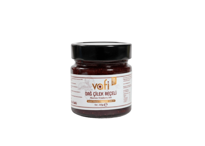 Dağ Çileği Reçeli (Şekersiz, 260gr) - Memleket Gurmesi