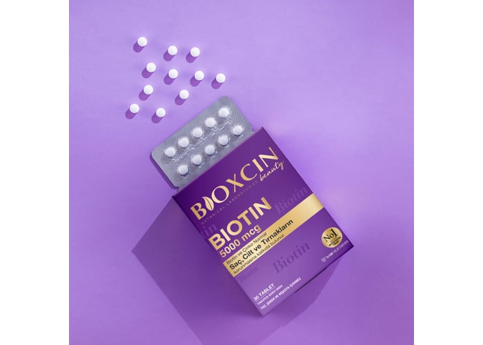 Biotin (5000mcg, 30 tablet) - Bioxcin