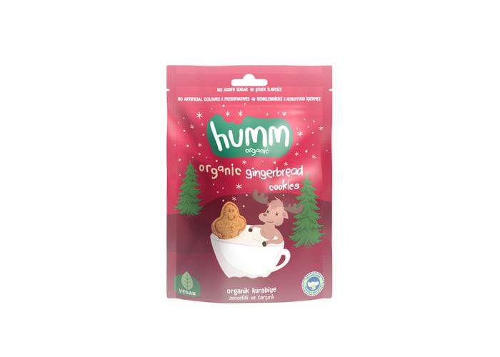 Organik Tarçınlı Zencefilli Kurabiye (55gr) - Humm Organik