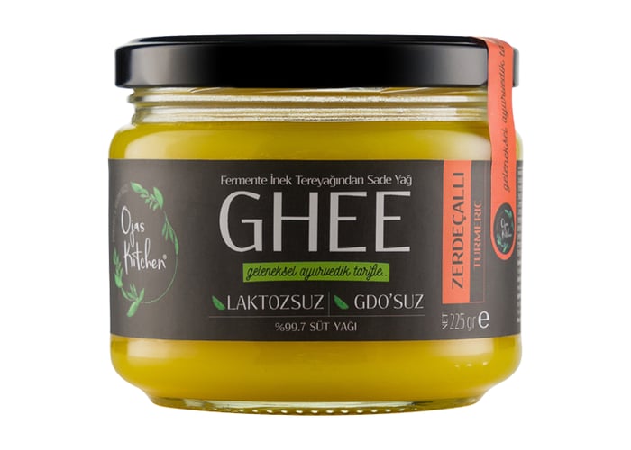 Zerdeçallı Sade Yağ (Ghee, 225gr) - Ojas Kitchen