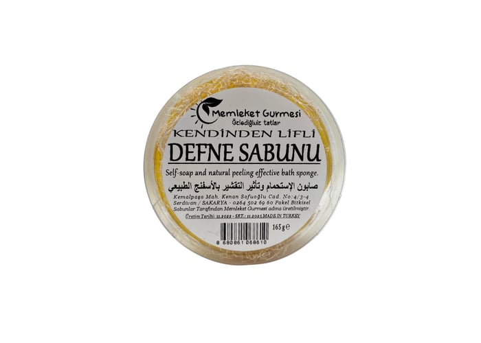 Kendinden Lifli Defne Sabunu (165gr) - Memleket Gurmesi