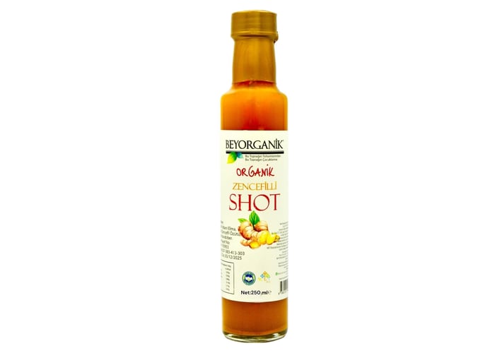Organik Zencefilli Shot (250ml) - Beyorganik