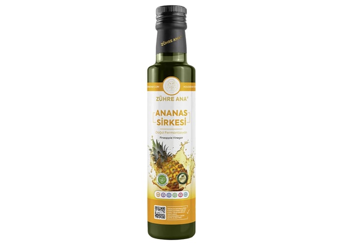 Ananas Sirkesi Doğal Fermantasyon (500ml) - Zühre Ana