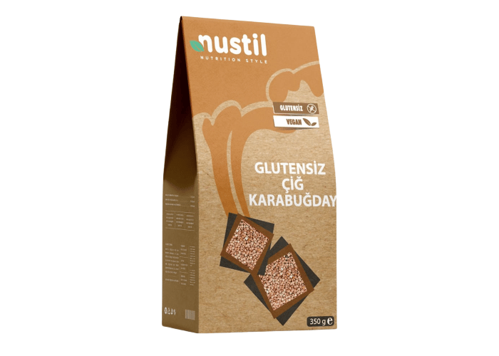 Çiğ Karabuğday (Glutensiz, 350gr) - Nustil