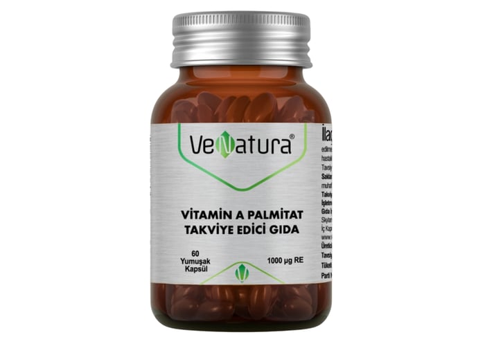 Vitamin A Palmitat Takviye Edici Gıda (60 kapsül kutulu) - Venatura