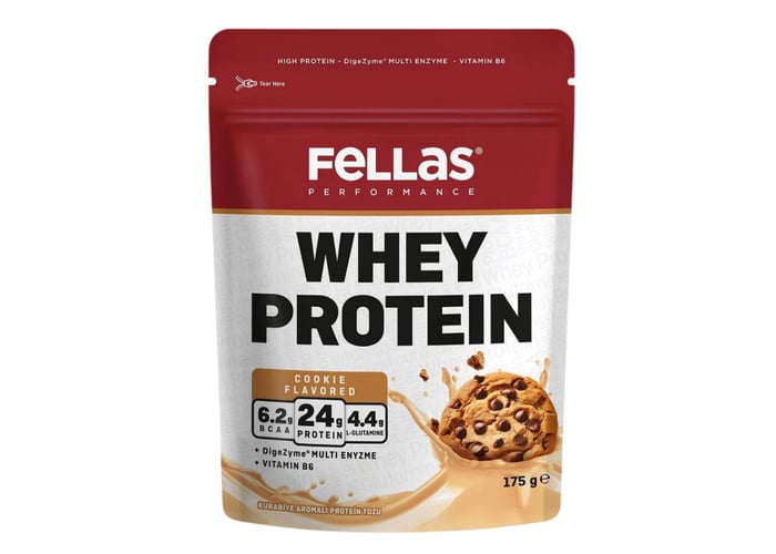 Kurabiye Aromalı Whey Protein Tozu (175gr) - Fellas