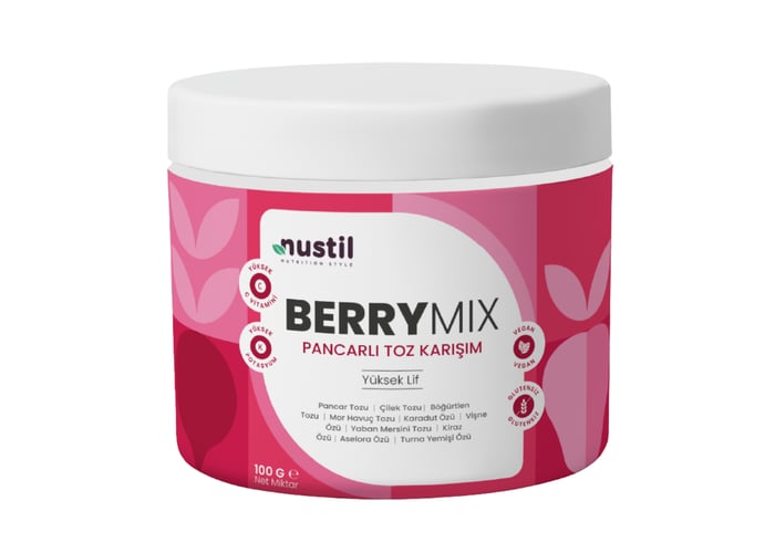 Berry Mix Orman Meyveli Toz Karışım (100gr) - Nustil