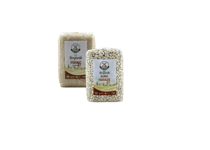 Organik Kuru Fasulye (750gr) ve Organik Pirinç (750gr) - Mill & More