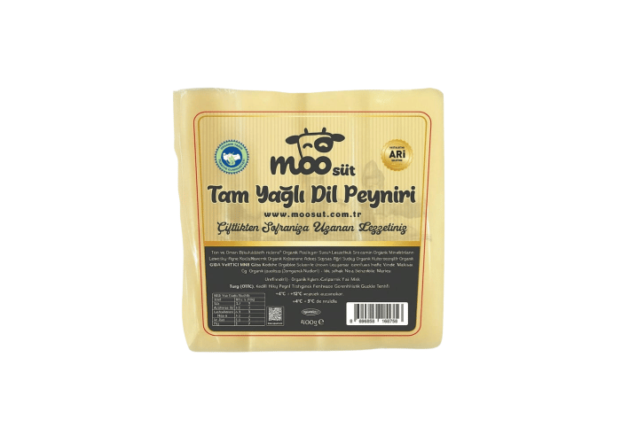 Organik Tam Yağlı Dil Peyniri (300gr) - Moo Süt