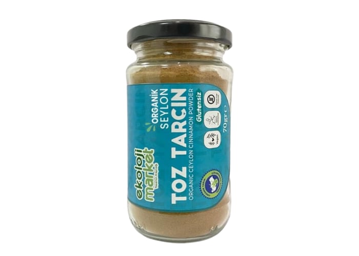 Organik Toz Seylan Tarçın (70gr) - Ekoloji Market