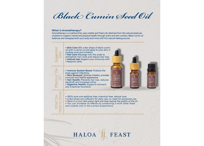 Çörek Otu Yağı (30ml) - HALOA FEAST