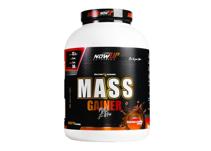 Mass Gainer Chocolate Vanillin (60 servis, 4020gr) - Nowup