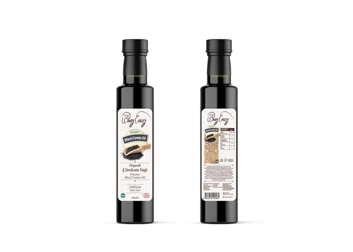 Organik Çörekotu Yağı (Soğuk Sıkım, 250ml) - Windy Valley