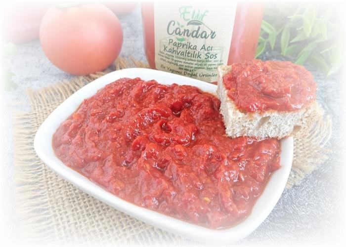 Acı Paprika Kahvaltılık Sos (400gr) - Elif Candar