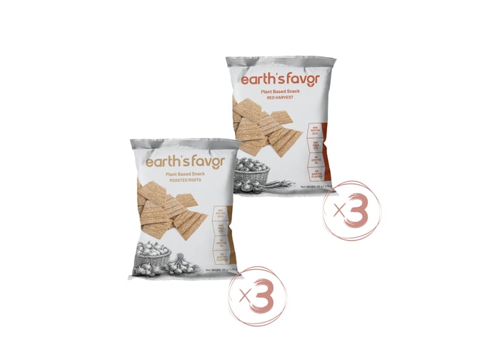 Earth\s Favor Atıştırmalık Seti 4 (50gr x 6 adet)