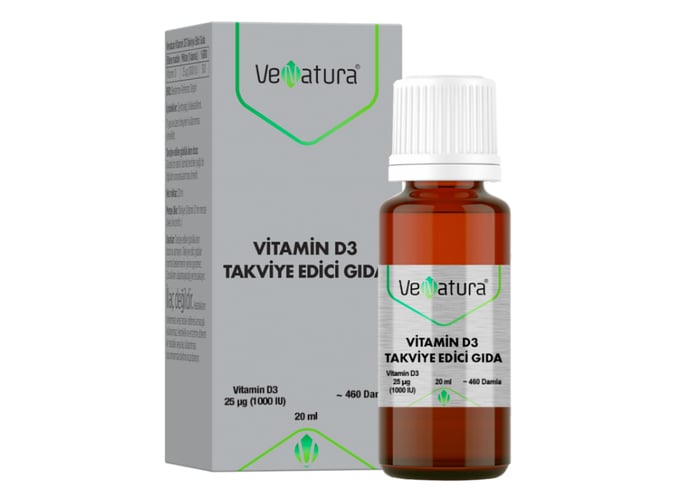 Vitamin D3 Takviye Edici Gıda (20ml) - Venatura