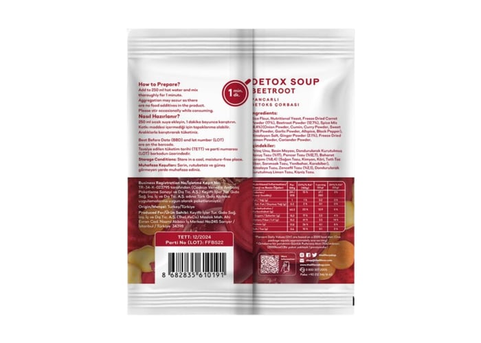 Kırmızı Pancar Çorbası (23gr) - Thelifeco