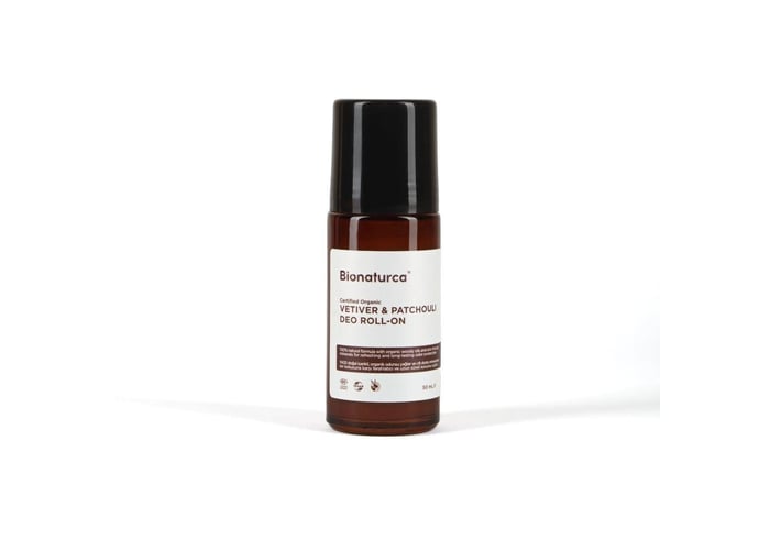 Organik Sertifikalı Vetiver & Paçuli Deo Roll-On (50ml) - Bionaturca