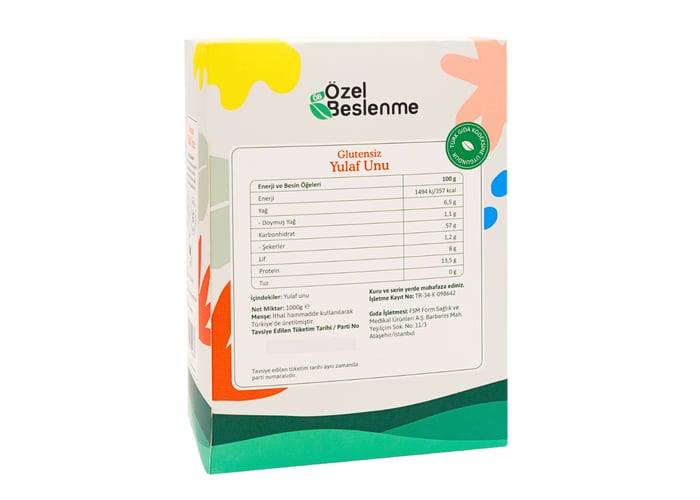 Yulaf Unu (Glutensiz, 1000gr) - Özel Beslenme