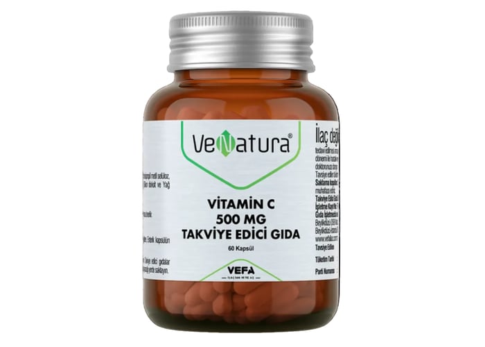 Vitamin C (60 kapsül, 500mg) - Venatura