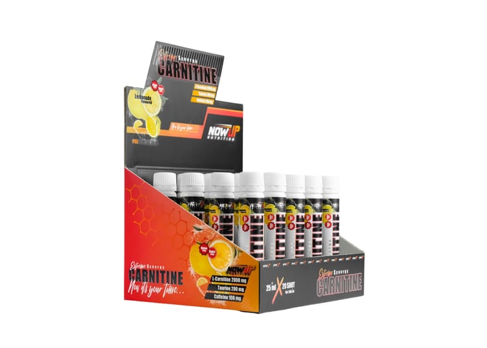 Extreme Synergy Carnitine Shot Limon Aromalı (20 adet x 25ml) - Nowup