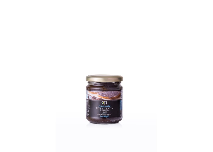 Organik Siyah Zeytin Ezmesi (180gr) - OTS Organik