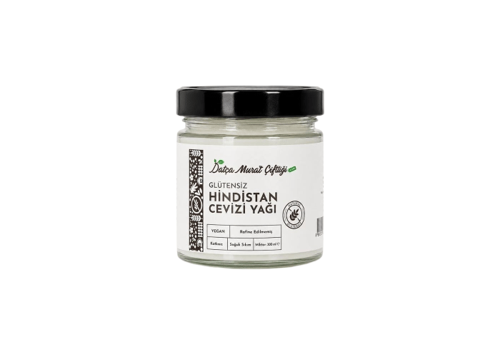 Organik Hindistan Cevizi Yağı (Glutensiz, 300ml) - Datça Murat Çiftliği