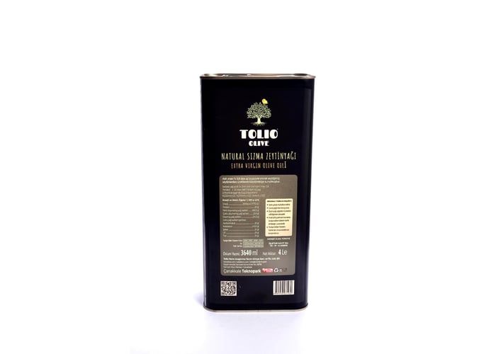 Soğuk Sıkım Natural Sızma Zeytinyağı (4lt) - Tolio Farm