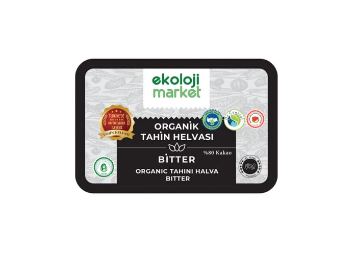 Organik Bitter Tahin Helvası (200gr) - Ekoloji Market