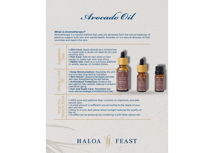 Avokado Yağı (30ml) - HALOA FEAST