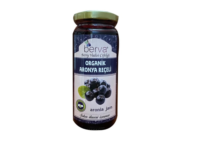 Organik Aronya Reçeli (260gr) - Berva Organik