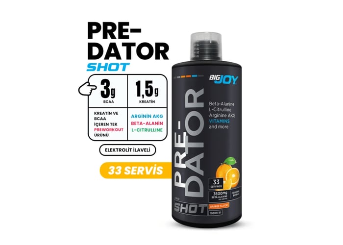 Predator Shot Portakal (1000ml) - Bigjoy