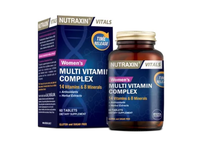Multivitamin & Mineral Complex (Kadınlara özel, 60 tablet) - Nutraxin