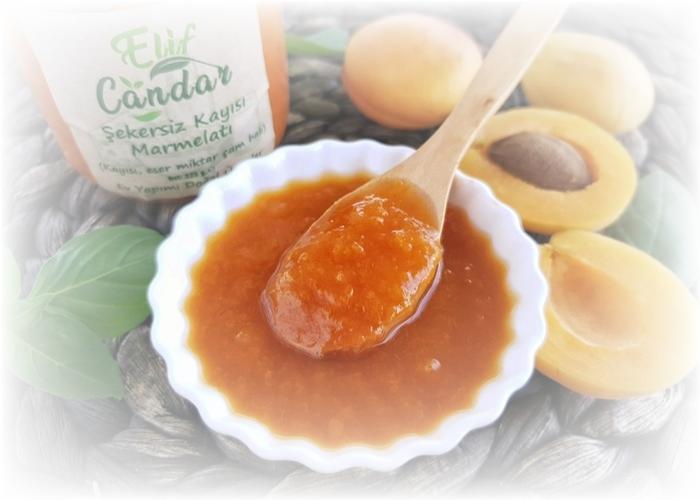 Şekersiz Kayısı Marmelatı (220gr) - Elif Candar