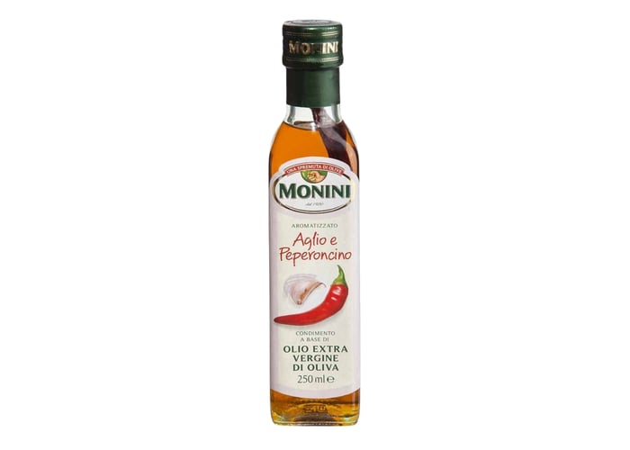 Sarımsak ve Acıbiber Aromalı Sızma Zeytinyağı (250ml) - Monini