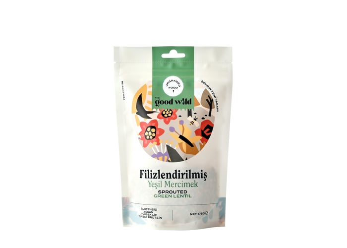 Filizlendirilmiş Yeşil Mercimek (175gr) - The Good Wild