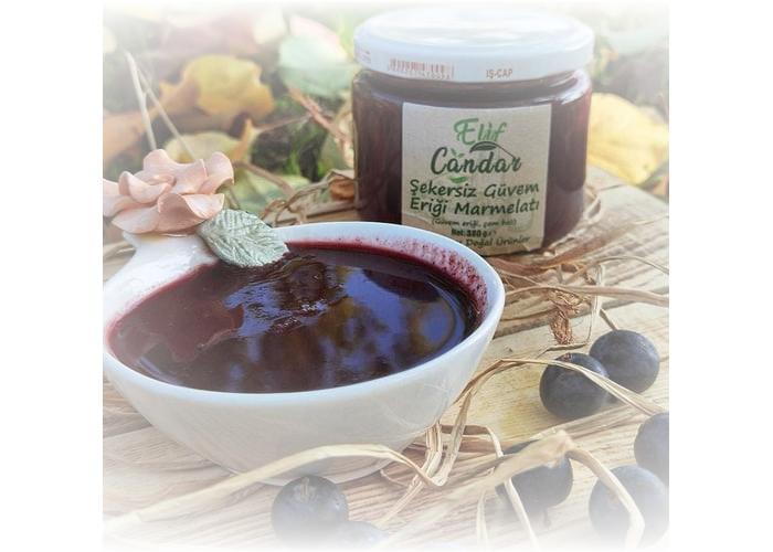 Şekersiz Güvem Marmelatı (325gr) - Elif Candar