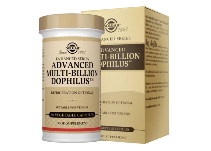 Advanced Multi-Billion Dophilus Probiyotik (60 kapsül) - Solgar