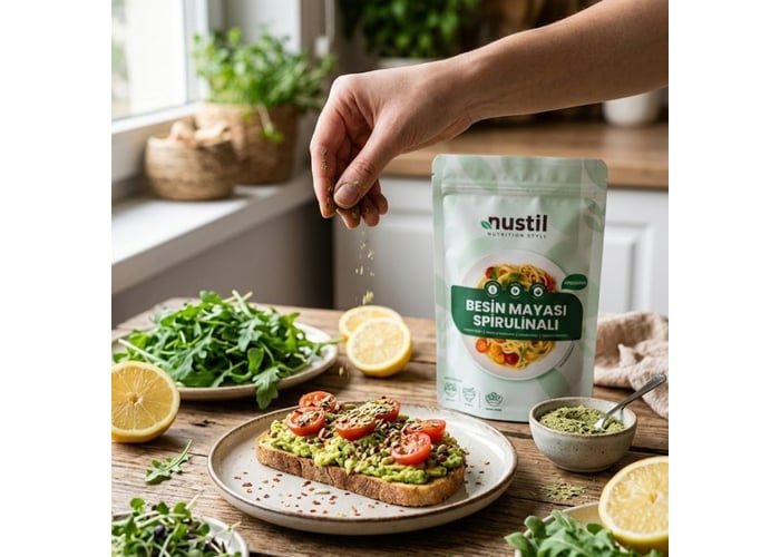 Spirulinalı Besin Mayası (100gr) - Nustil