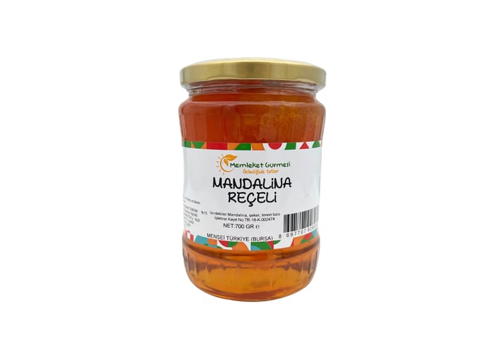Mandalina Reçeli (700gr) - Memleket Gurmesi