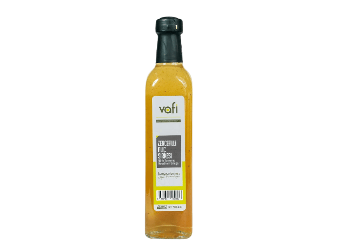 Zencefilli Alıç Sirkesi (500ml) - Vafi