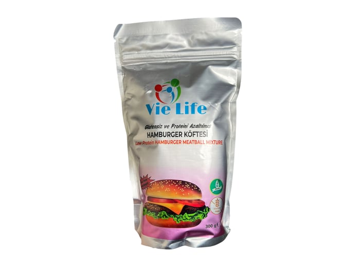 Vie Life Proteini Azaltılmış Hamburger Köftesi (300gr)