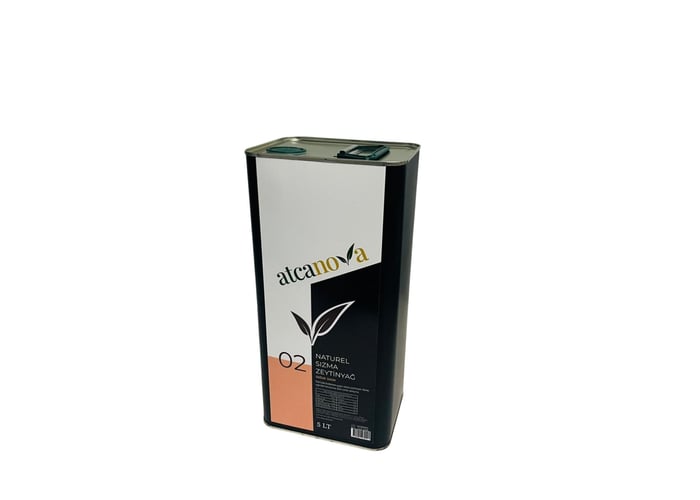 Soğuk Sıkım Sızma Zeytinyağı (Güney Ege, 2025 Yeni Hasat, Soğuk Sıkım, 5 Litre) - AtcaNova