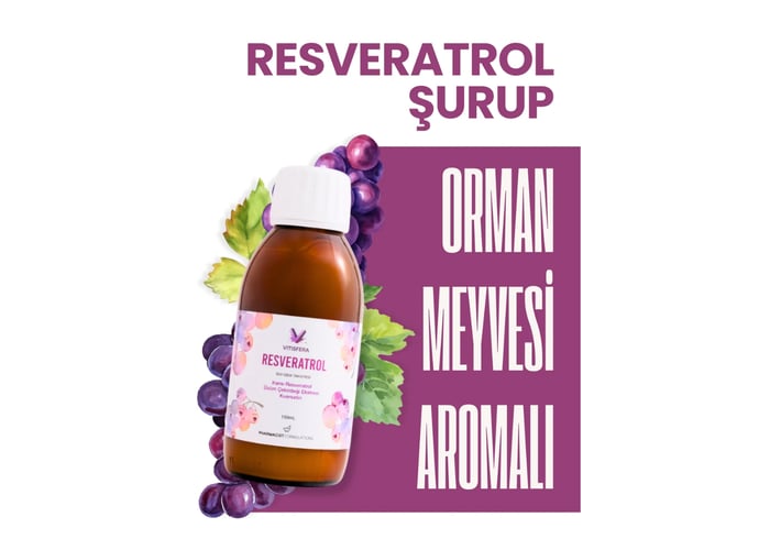 Orman Meyveleri Aromalı Resveratrol Şurup (150ml) - Vitisfera