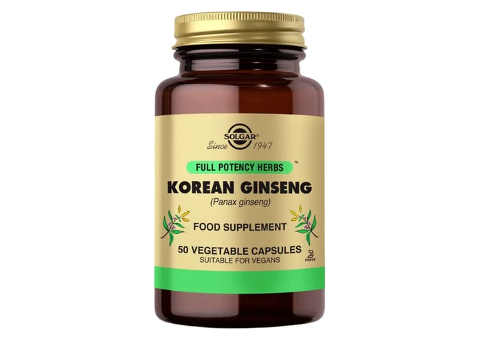 Korean Ginseng (50 kapsül) - Solgar